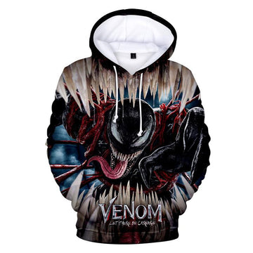 Venom Hoodie Carnage Hoodie Drawstring 01 Moonbestprint