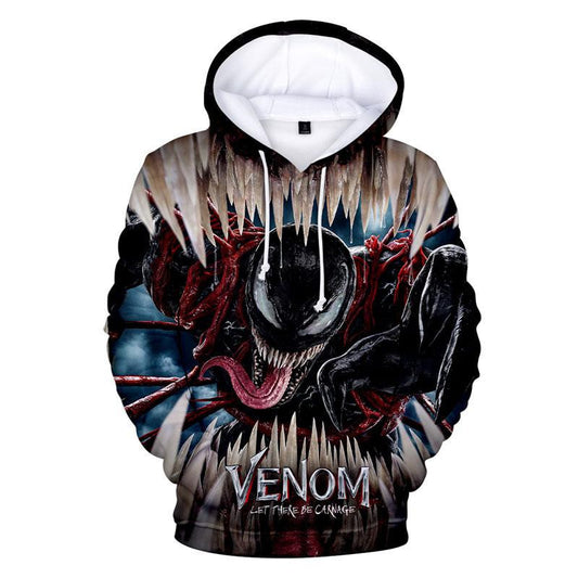 Venom Hoodie Carnage Hoodie Drawstring 01 Moonbestprint