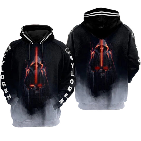 For Star Wars Lovers Kylo Ren Red Electric Sword 3d Hoodie Moonbestprint
