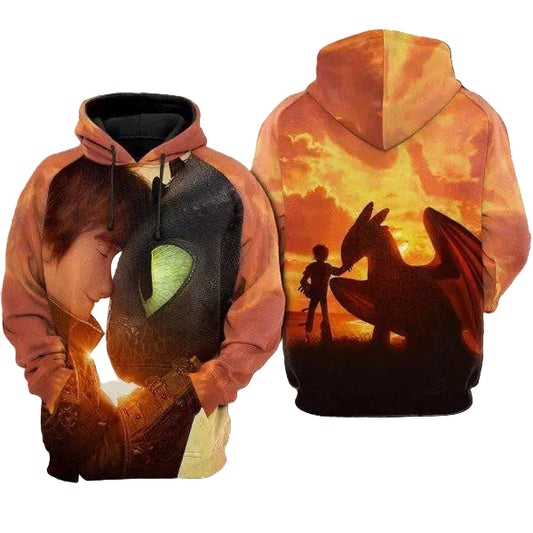 Toothless How To Train Your Dragon Movies 2k624 Lover Gift ,toothless Dragon All Over Print 3d Hoodie Moonbestprint