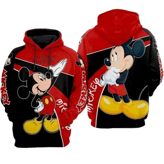 Disney Mickey Mouse Cute Lover 3d Hoodie Zip Hoodie 264 Moonbestprint