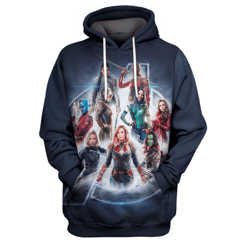 Marvel Of Girls 3d Hoodie Zip Hoodie Moonbestprint