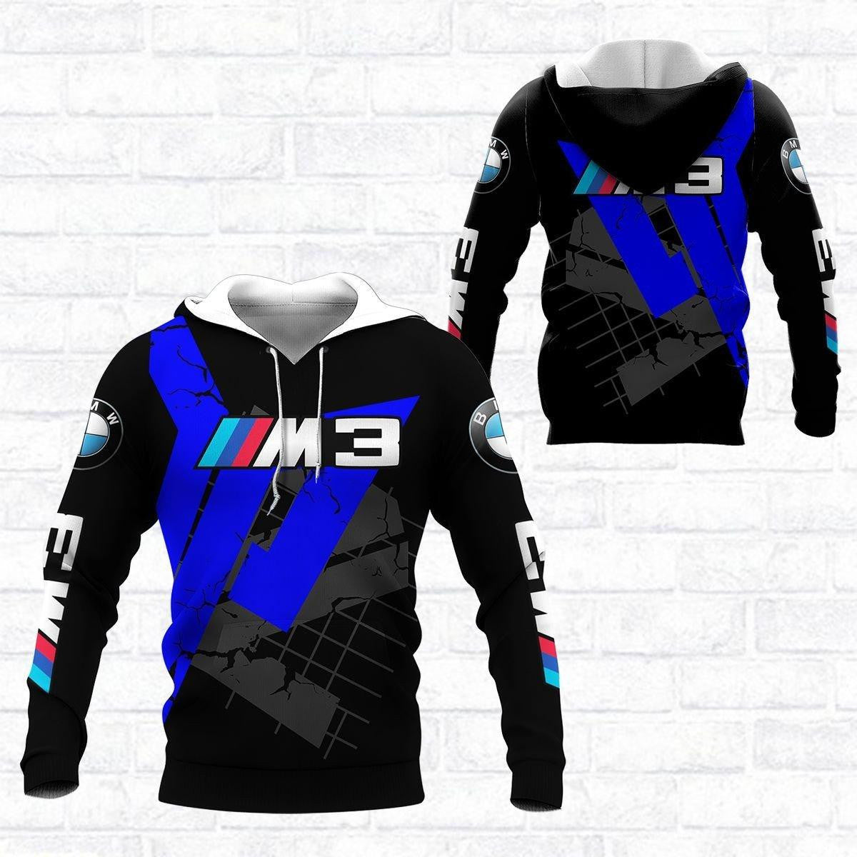 Bmw M3 Shirt Fan Gift 446, Stylist Unisex 3d Hoodie Zip Hoodie Moonbestprint