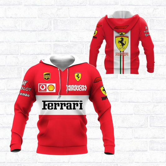 Scuderia Ferrari Luxyry Racing Car 7k965 Fan Gift 3d Zip Hoodie Hoodie Ii0 Moonbestprint