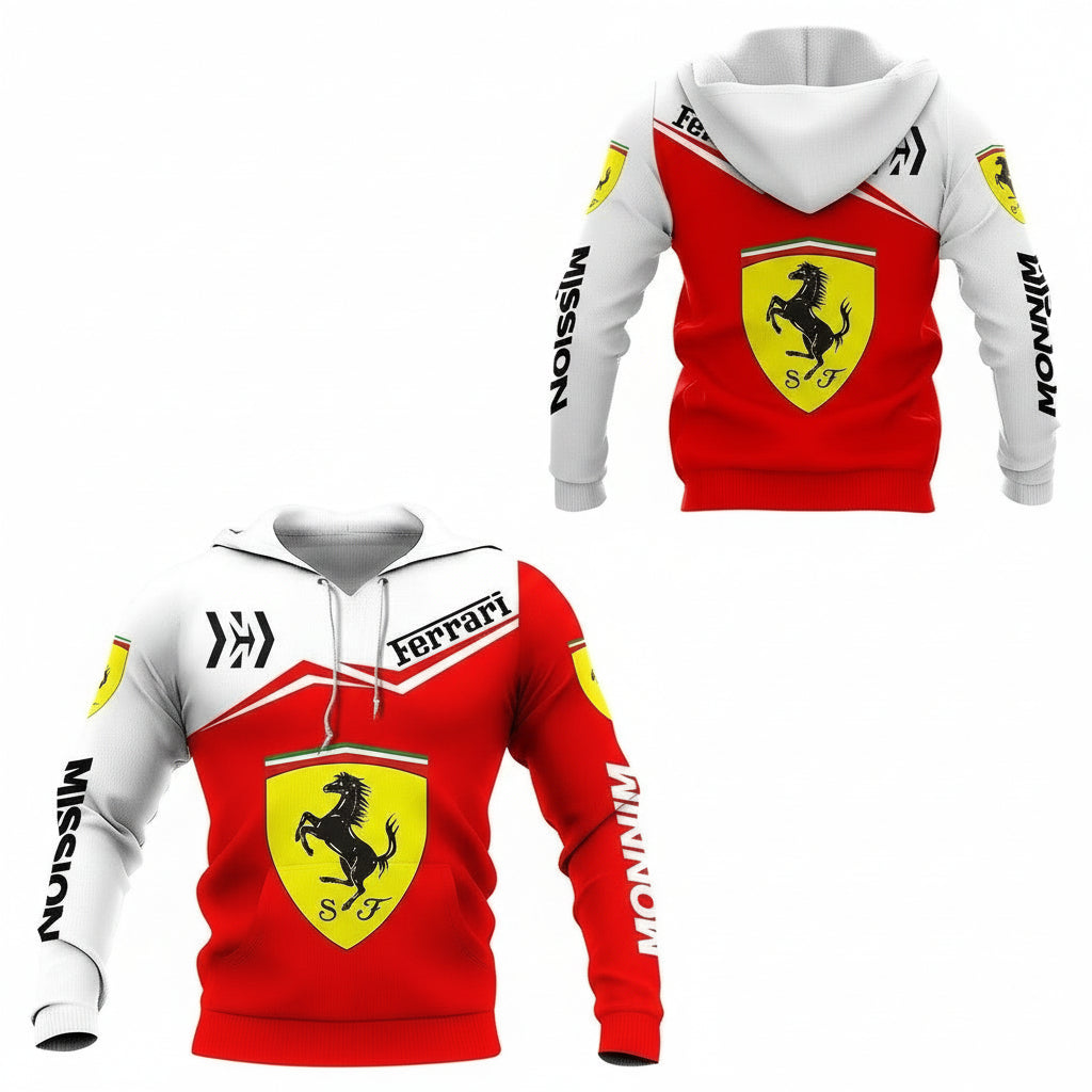Scuderia Ferrari Luxyry Car 7k953 Fan Gift 3d Zip Hoodie Hoodie Ii0 Moonbestprint