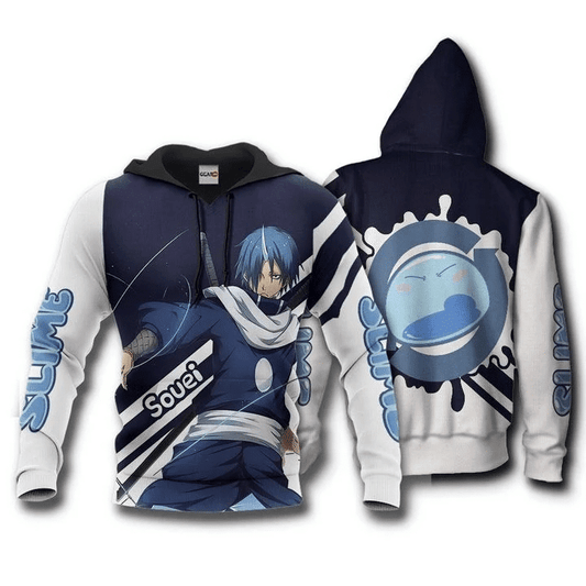 Slime Souei Tensura Anime Manga For Men And Women 3d Hoodie Zip Hoodie Moonbestprint
