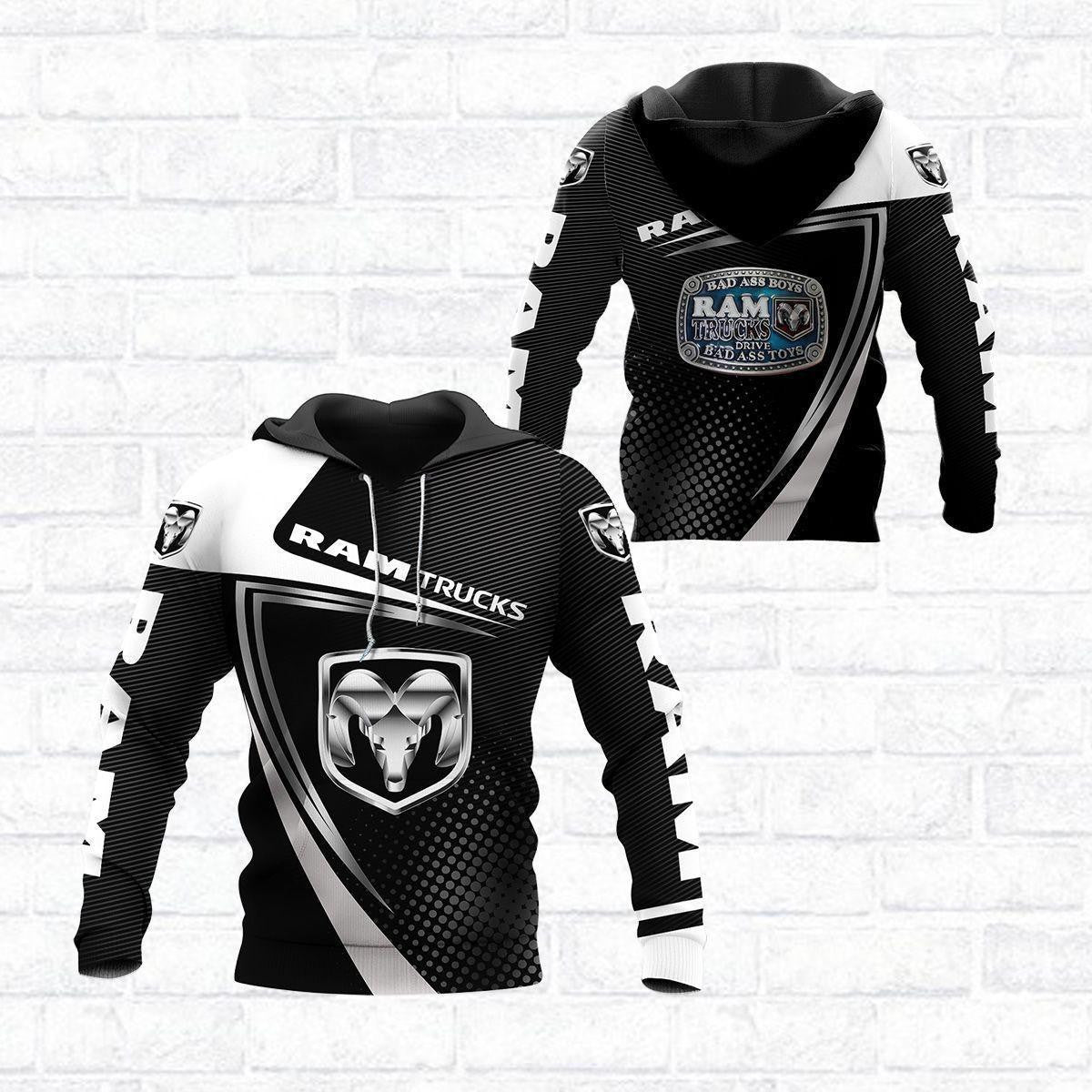 Ram Trucks Shirt Fan Gift 870, Stylist Unisex 3d Hoodie Zip Hoodie Moonbestprint