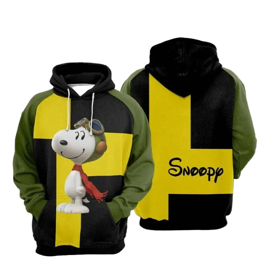 Snoopy Cartoon Peanuts 1 Over Print 3d Hoodie Zip Hoodie Moonbestprint