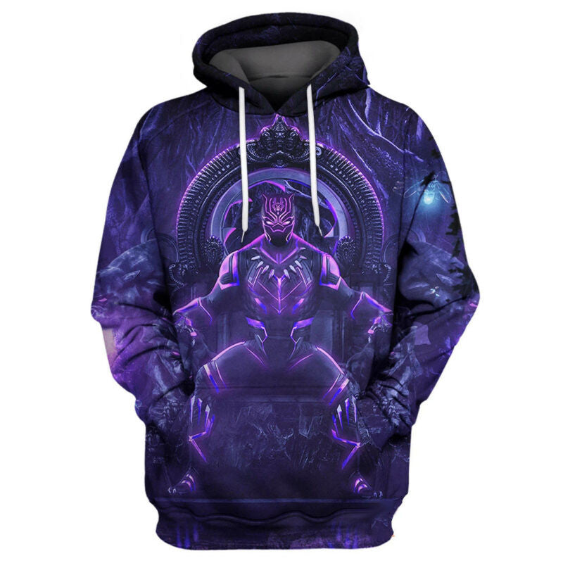 Marvel Black Panther Hoodie Zip Hoodie Moonbestprint