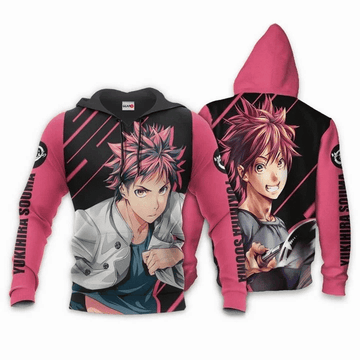Food Wars Yukihira Souma Shokugeki No Soma Anime Manga For Men And Women 3d Hoodie Zip Hoodie Moonbestprint