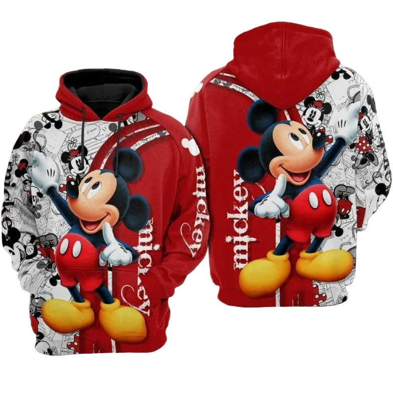 Mickey Mouse Movies Disney 8 Over Print 3d Hoodie Zip Hoodie Moonbestprint