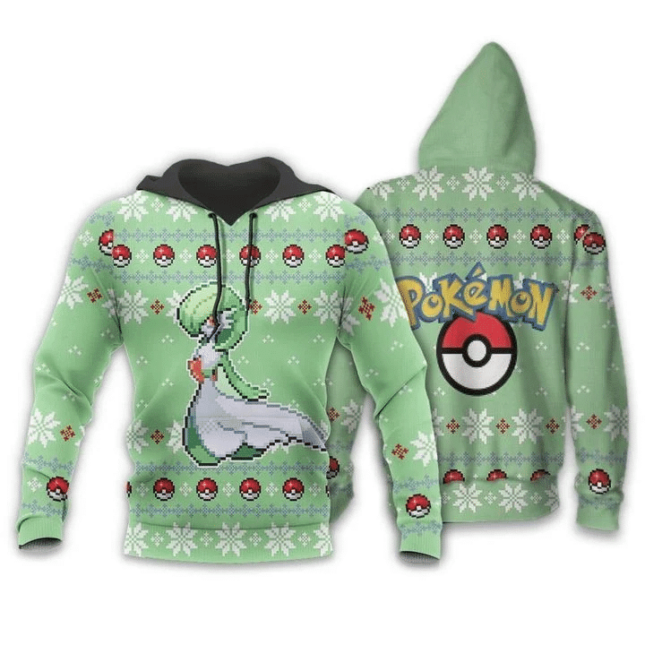 Pokemon Gardevoir Ugly Christmas Anime Manga For Men And Women 3d Hoodie Zip Hoodie Moonbestprint