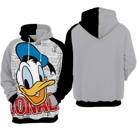 Donald Duck Over Print 3d Hoodie Zip Hoodie 44 Moonbestprint