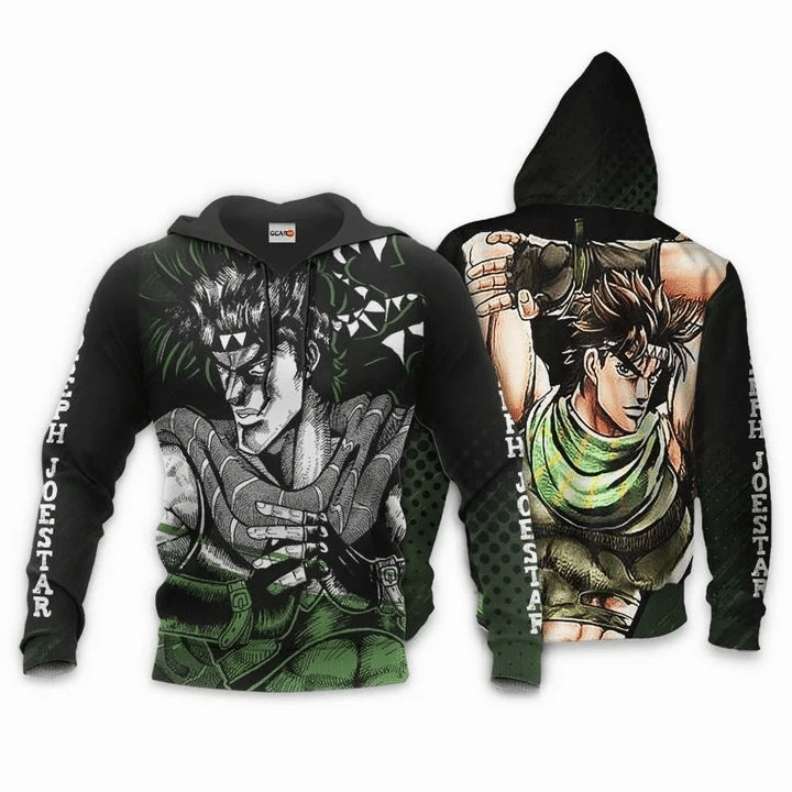 Joseph Joestar Anime Manga Jojo's Bizarre Adventure For Men And Women 3d Hoodie Zip Hoodie Moonbestprint