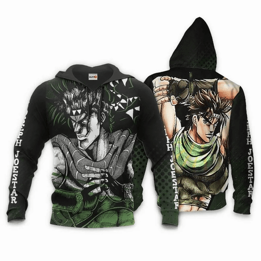 Joseph Joestar Anime Manga Jojo's Bizarre Adventure For Men And Women 3d Hoodie Zip Hoodie Moonbestprint