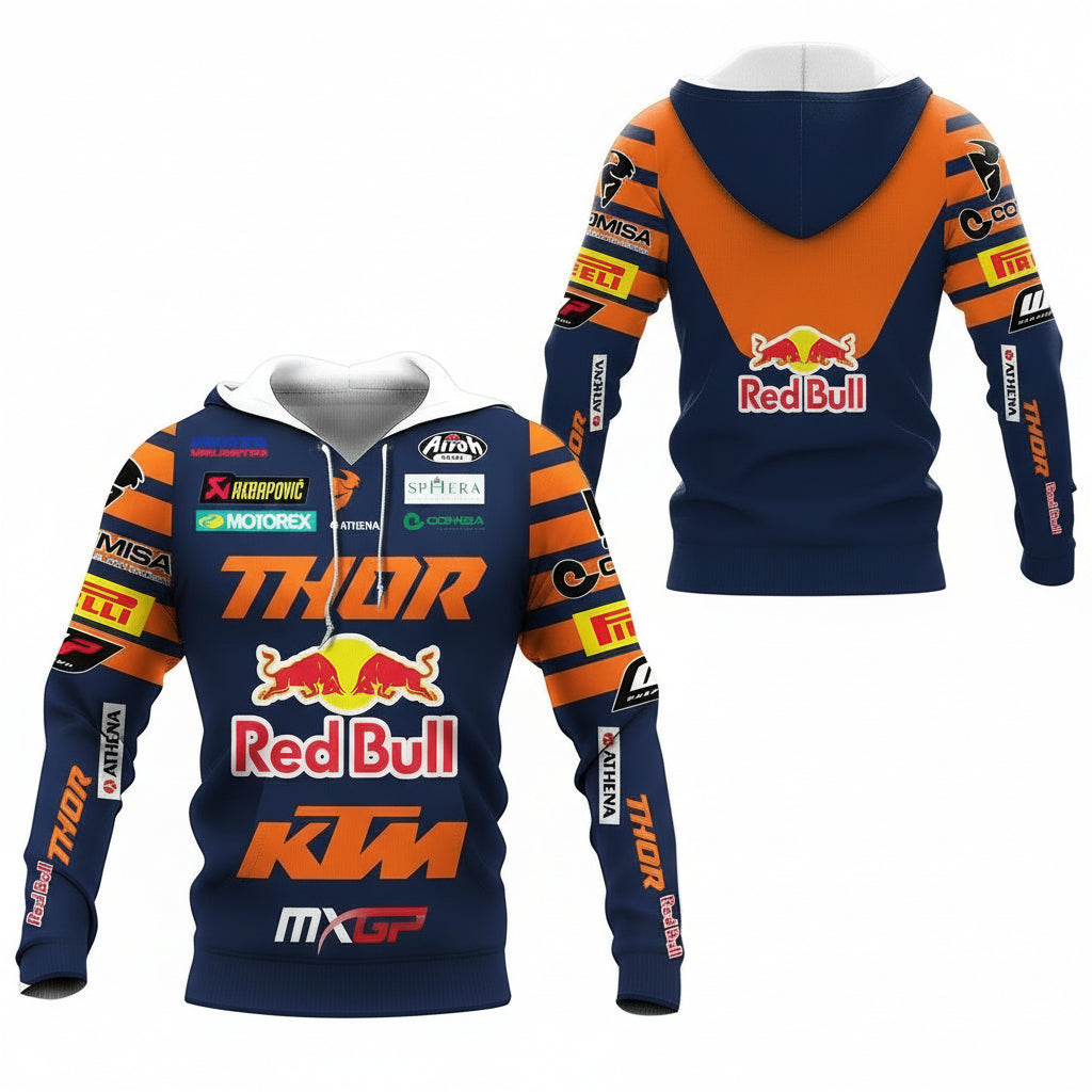 Red Bull Ktm Factory Racing F1 8k64 Fan Gift 3d Zip Hoodie Hoodie Ii0 Moonbestprint