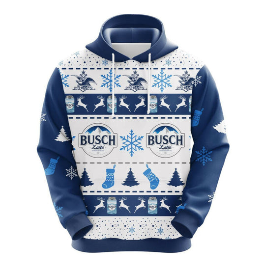 Busch Latte Beer Christmas Christmas Cute Noel Mc Ugly Hoodie 3d Moonbestprint