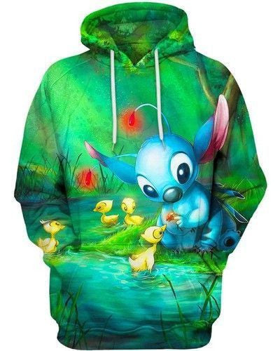 Lilo And Stitch Loves Everything 3d Hoodie Zip Hoodie 1209 Moonbestprint