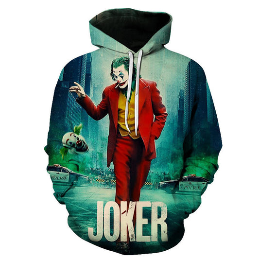 Joker Male Sweatshirts Mens Hoodies Hip Hop Streetwear Coat 3d Moonbestprint