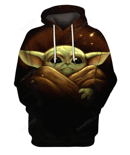 Baby Yoda Star Wars 3d All Over Print Hoodie, Zip-up Hoodie Moonbestprint
