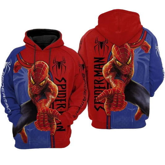 Spider Man Marvel Comics, Spider-man All Over Print Hoodie 102 Moonbestprint