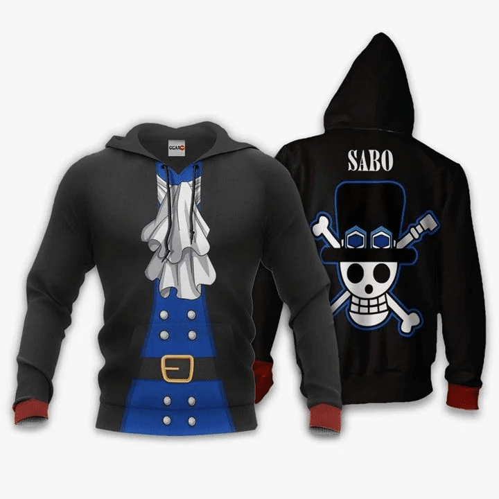 One Piece Sabo Anime Manga For Men And Women 3d Hoodie Zip Hoodie Moonbestprint