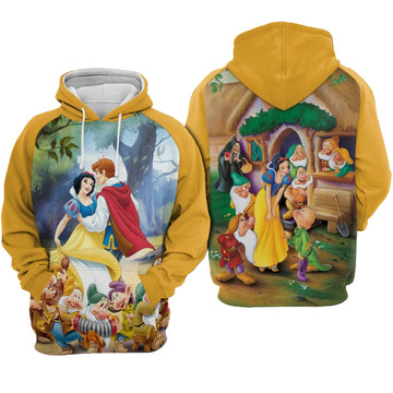 Snow White And The Seven Dwarfs 002 Hoodie Zip Hoodie Moonbestprint