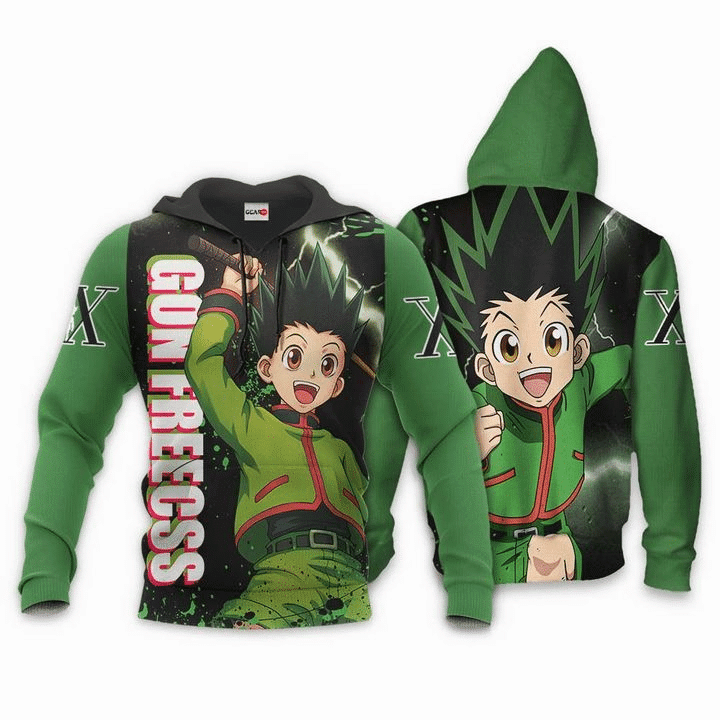 Gon Freecss Hunter X Hunter 1 Anime Manga For Men And Women 3d Hoodie Zip Hoodie Moonbestprint