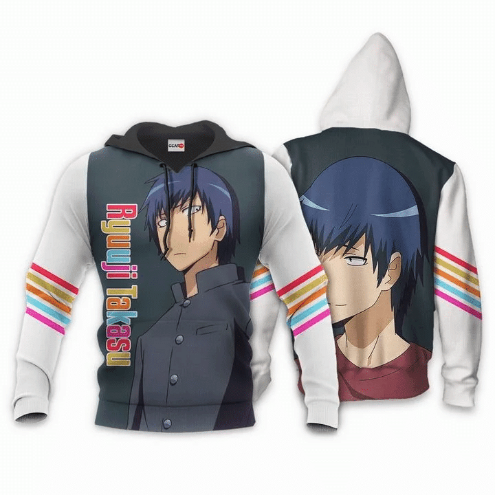 Toradora Ryuuji Takasu Anime Manga For Men And Women 3d Hoodie Zip Hoodie Moonbestprint