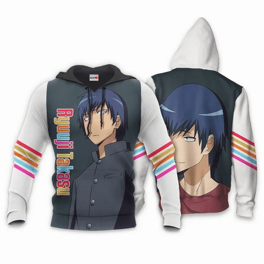 Toradora Ryuuji Takasu Anime Manga For Men And Women 3d Hoodie Zip Hoodie Moonbestprint
