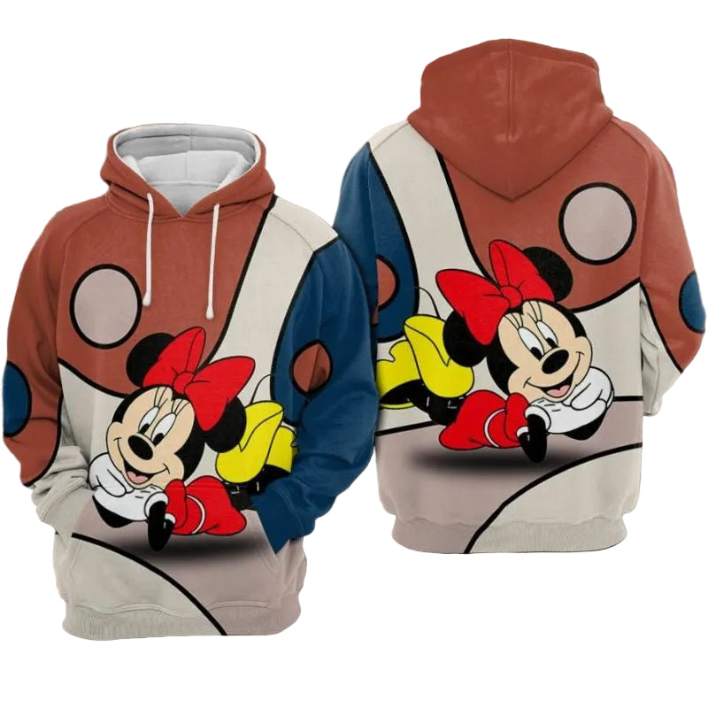 Minnie Mouse Movies Disney Over Print 3d Hoodie Zip Hoodie Moonbestprint