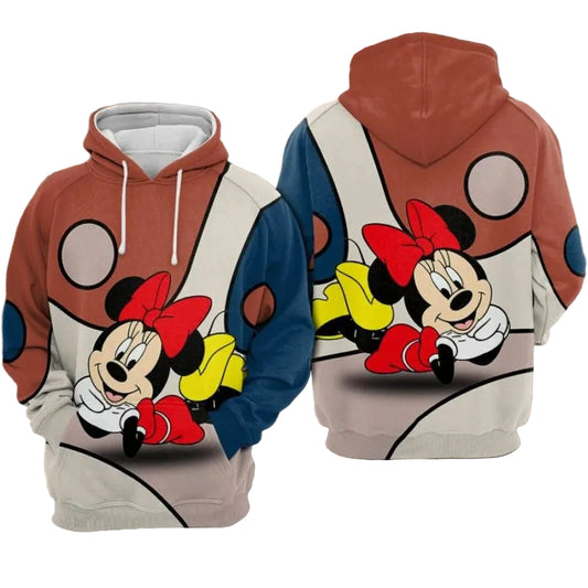 Minnie Mouse Movies Disney Over Print 3d Hoodie Zip Hoodie Moonbestprint