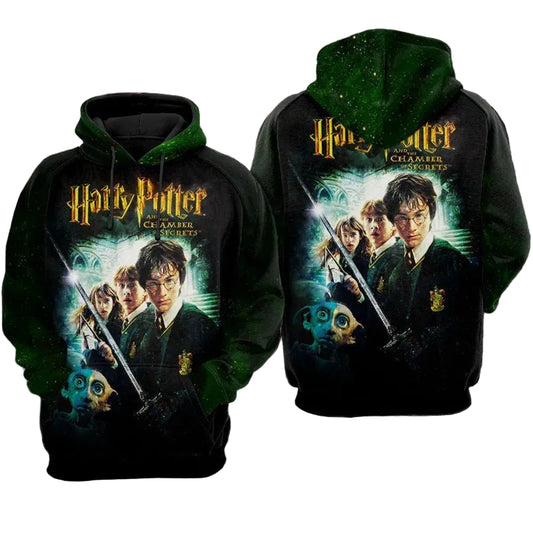 Harry Potter And The Chamber Of Secrets Part 2 Over Print 3d Hoodie Zip Hoodie Moonbestprint