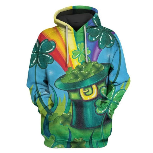 Funny Saint Patrick's Day Over Print 3d Hoodie Zip Hoodie Moonbestprint