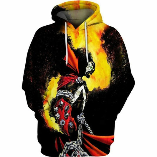 Spawn Fearful Darkness Over Print 3d Hoodie Zip Hoodie Moonbestprint