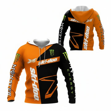 Ski-doo Racing Team 7k760 Fan Gift Zip Hoodie Hoodie Ii0 Moonbestprint