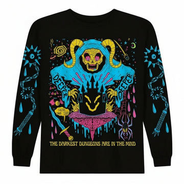 Deeper Here Take This The Darkest Dungeons Are In The Mind Full Printing Hoodie 3d Hoodie Moonbestprint