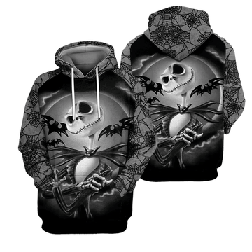Jack Skellington The Nightmare Before Christmas 77 Fan Gift Stylist Unisex Cartoon Graphic Outfits Aop Hoodie, Zip Hoodie Moonbestprint