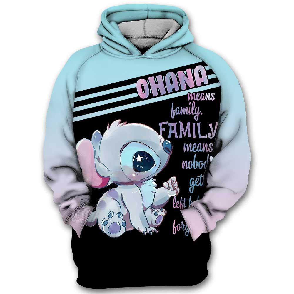 Ohana Means Family, Family Means Nobody Gets Left Behind Or Forgotten All Over Print Hoodie, Zip Hoodie Moonbestprint