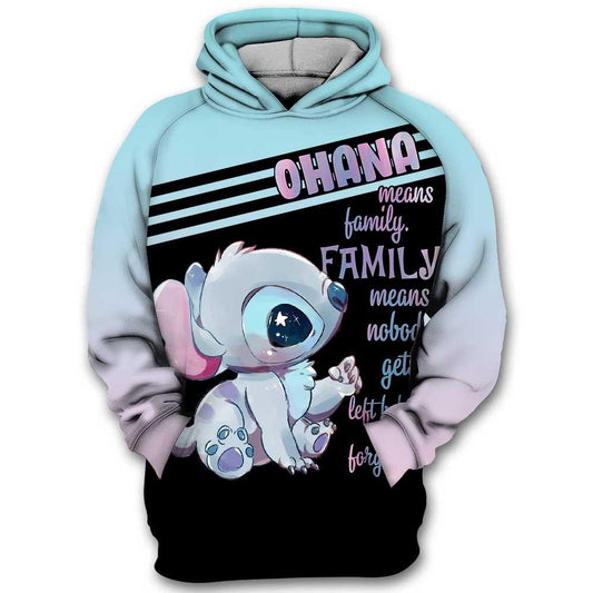 Ohana Means Family, Family Means Nobody Gets Left Behind Or Forgotten All Over Print Hoodie, Zip Hoodie Moonbestprint