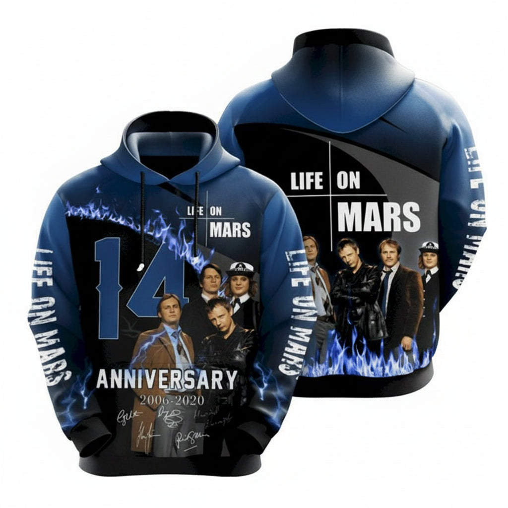 Life On Mars Anniversary 14 Years S12 For Men And Women All Over Printed 3d Hoodie Moonbestprint