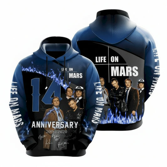 Life On Mars Anniversary 14 Years S12 For Men And Women All Over Printed 3d Hoodie Moonbestprint