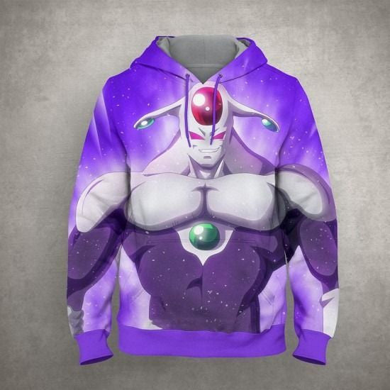 Maijin Buu Cartoon Dragon Ball Anime Manga Over Print 3d Hoodie Zip Hoodie Moonbestprint