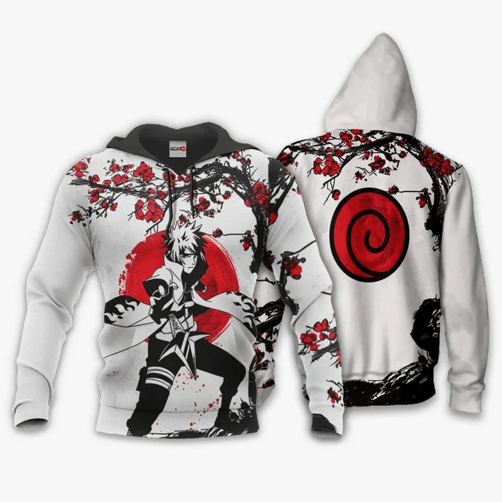 Minato Namikaze Anime Manga Naruto For Men And Women 3d Hoodie Zip Hoodie Moonbestprint