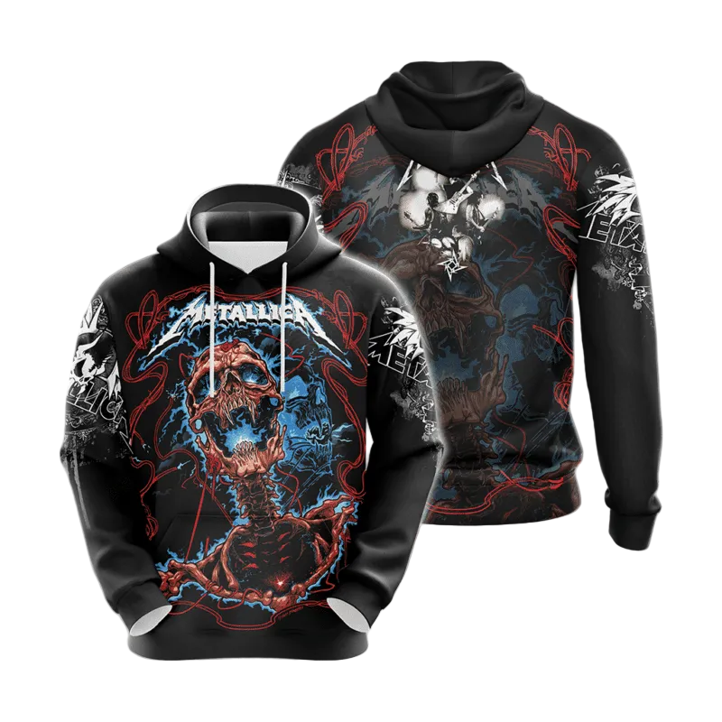 Metallica Unisex 3d Hoodie Moonbestprint