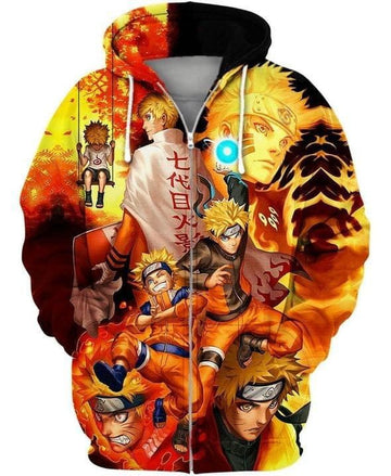 Naruto For Men And Women 3d Hoodie Zip Hoodie Moonbestprint