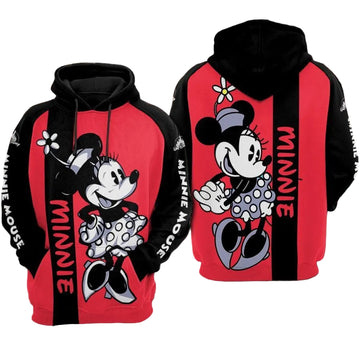 Minnie Mouse Movies Disney Over Print 3d Hoodie Zip Hoodie 488 Moonbestprint