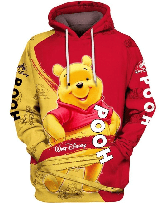 Cartoon Character Lovely Winnie The Pooh Hoodie All Over Printed 3d Unisex Men Women Moonbestprint