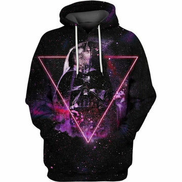 Darth Vader Symmetry Star Wars Over Print 3d Hoodie Zip Hoodie Moonbestprint