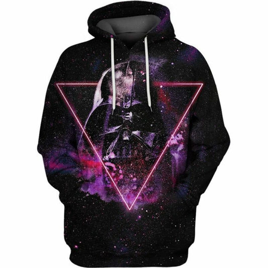 Darth Vader Symmetry Star Wars Over Print 3d Hoodie Zip Hoodie Moonbestprint